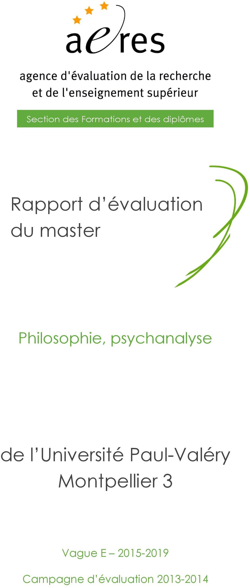 psychanalyse de l Université Paul-Valéry