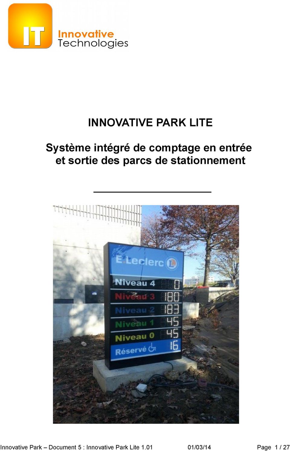 stationnement Innovative Park Document 5 :