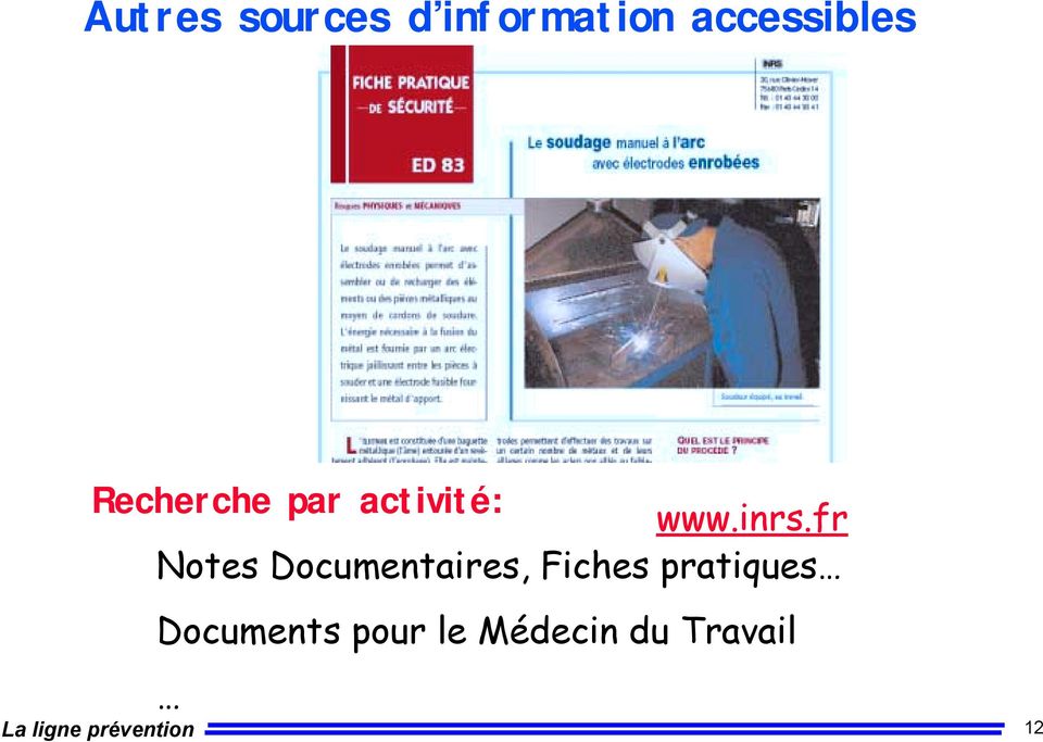 Brouillards d huile Recherche par activité: www.inrs.