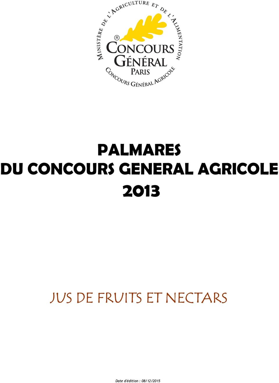 AGRICOLE 2013