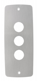 Boîtes à boutons affleurante SOFT Boites à boutons plate en acier inox 2 mm avec boîte arrière de protection Disponible en 3 largeurs (voir ci
