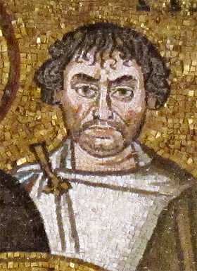 Justinien, empereur guerrier Justinien, mosaïque, Basilique