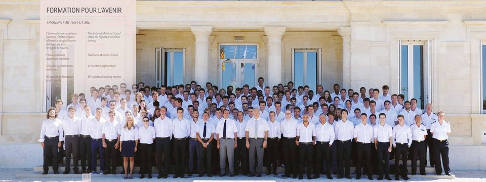 1 École nationale supérieure maritime 12 lycées professionnels maritimes 90 centres de formation privés agréés
