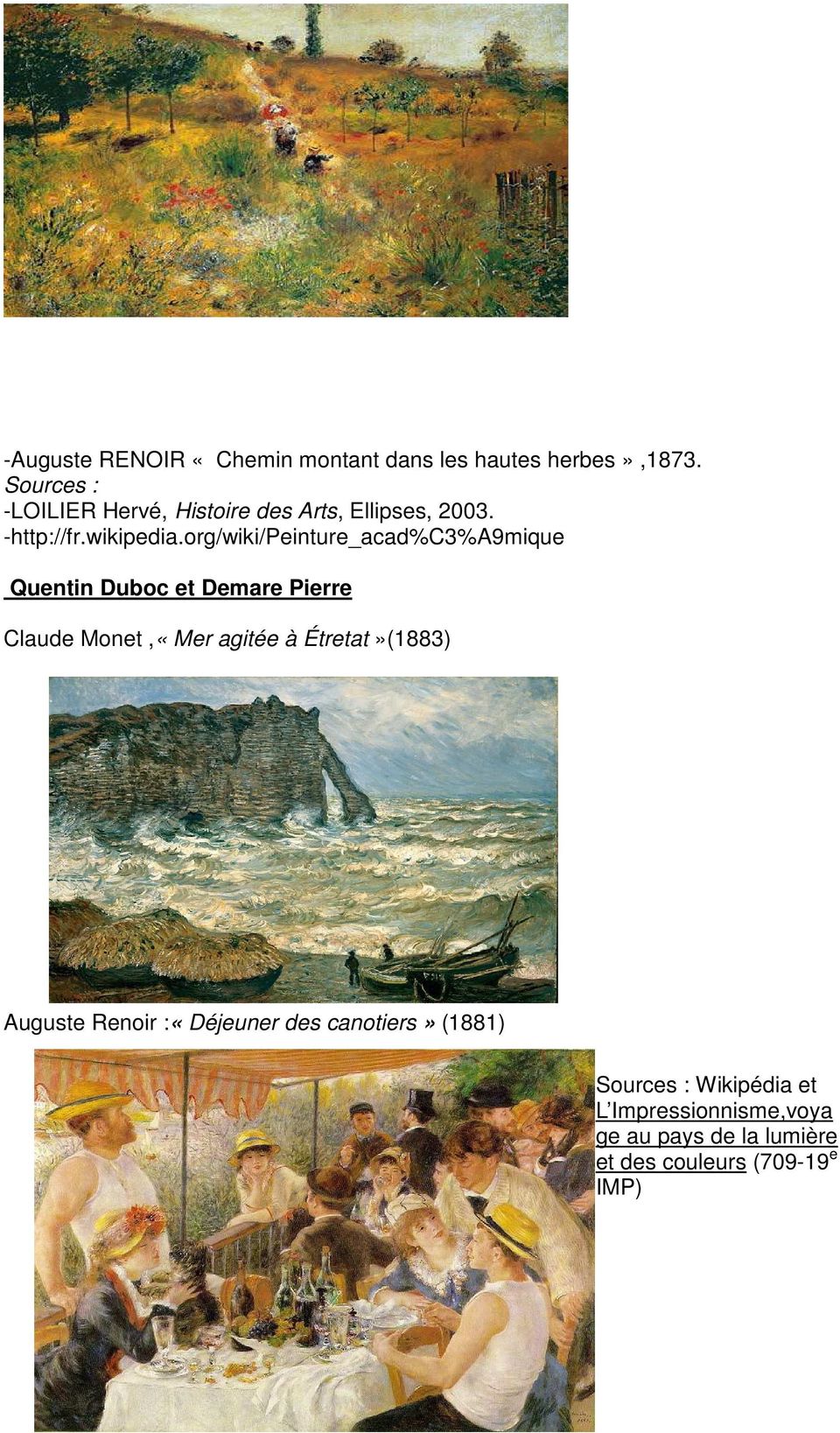 org/wiki/peinture_acad%c3%a9mique Quentin Duboc et Demare Pierre Claude Monet,«Mer agitée à