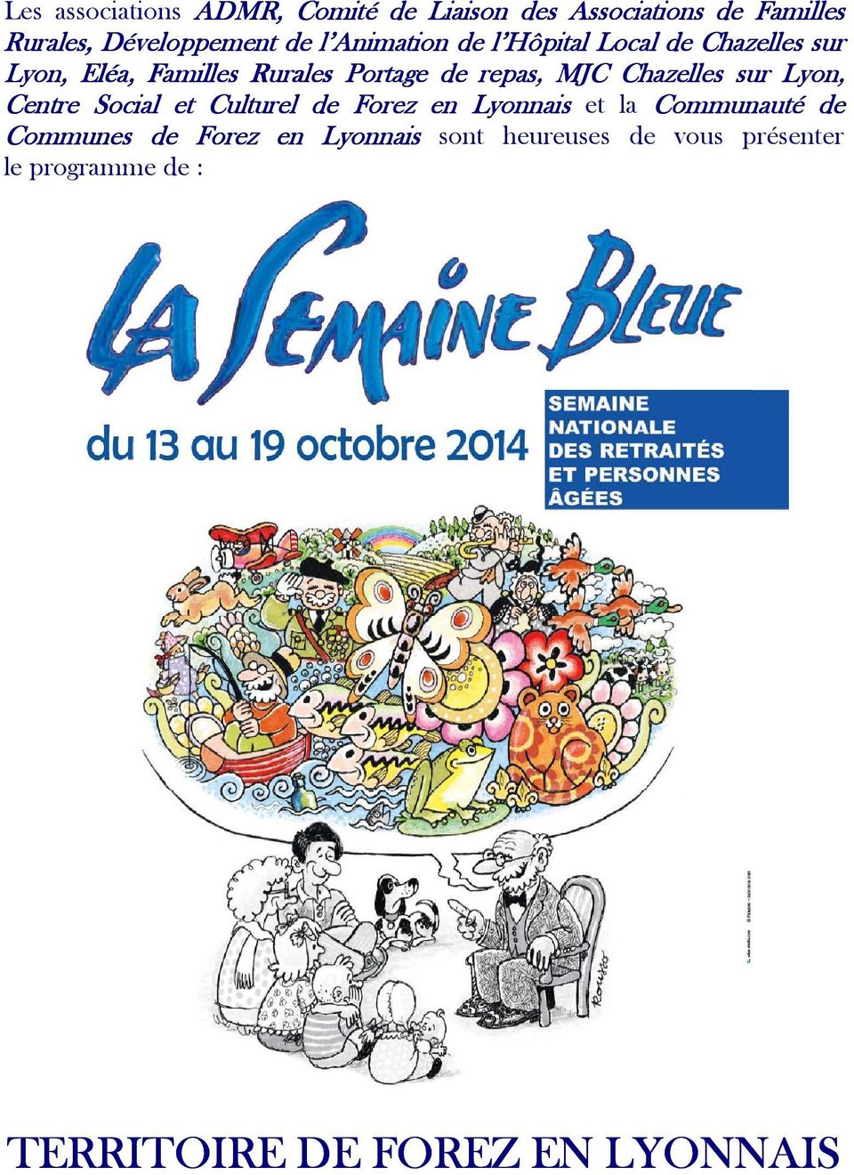Chazelles sur Lyon, Centre Social et Culturel de Forez en Lyonnais et la Communauté de Communes de