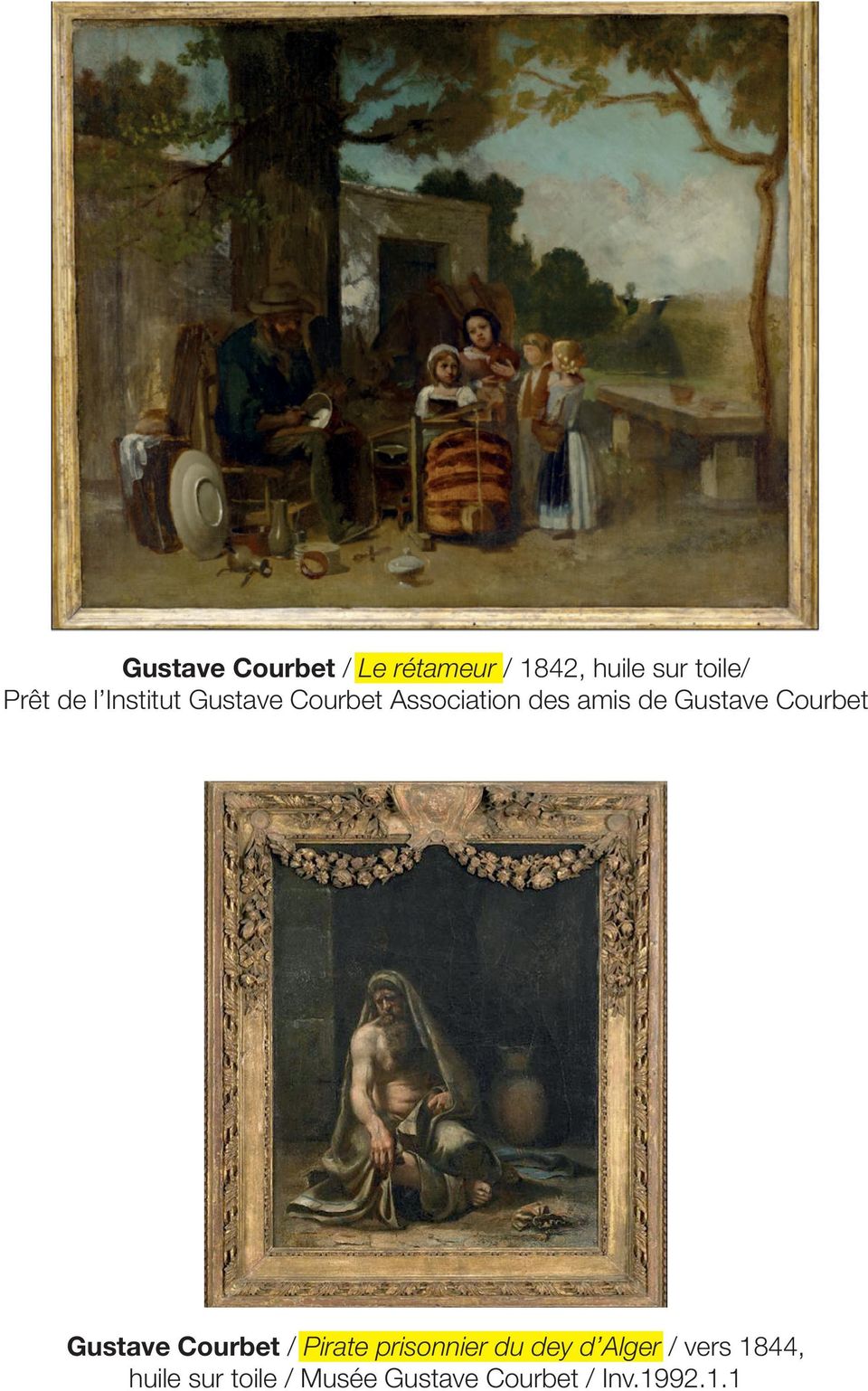 Courbet Gustave Courbet / Pirate prisonnier du dey d Alger /