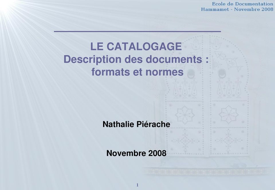 documents : formats et