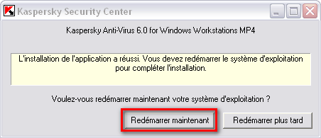 L'installation de l'antivirus Kaspersky : Une fois l'installeur récupéré, vous pouvez procéder à l'installation du logiciel antivirus.