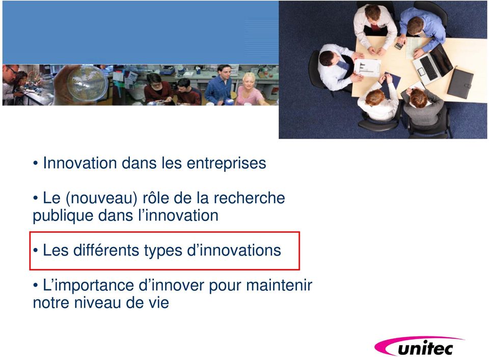 innovation Les différents types d innovations