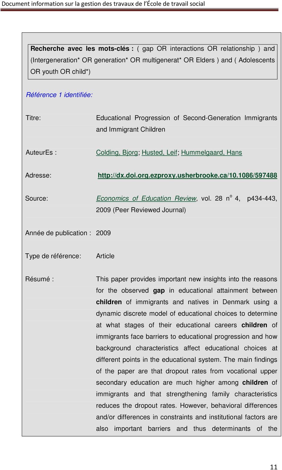 1086/597488 Source: Economics of Education Review, vol.