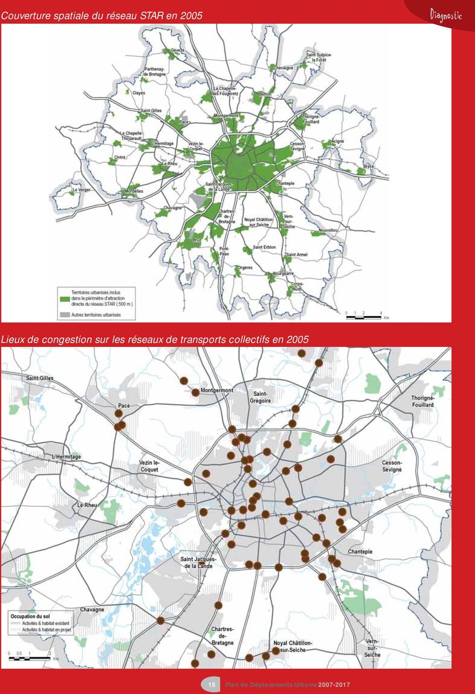 les réseaux de transports collectifs en
