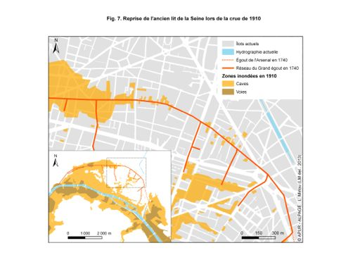 2) Résilience du paléoméandre de la Seine Reprise de l ancien lit de la Seine lors de la