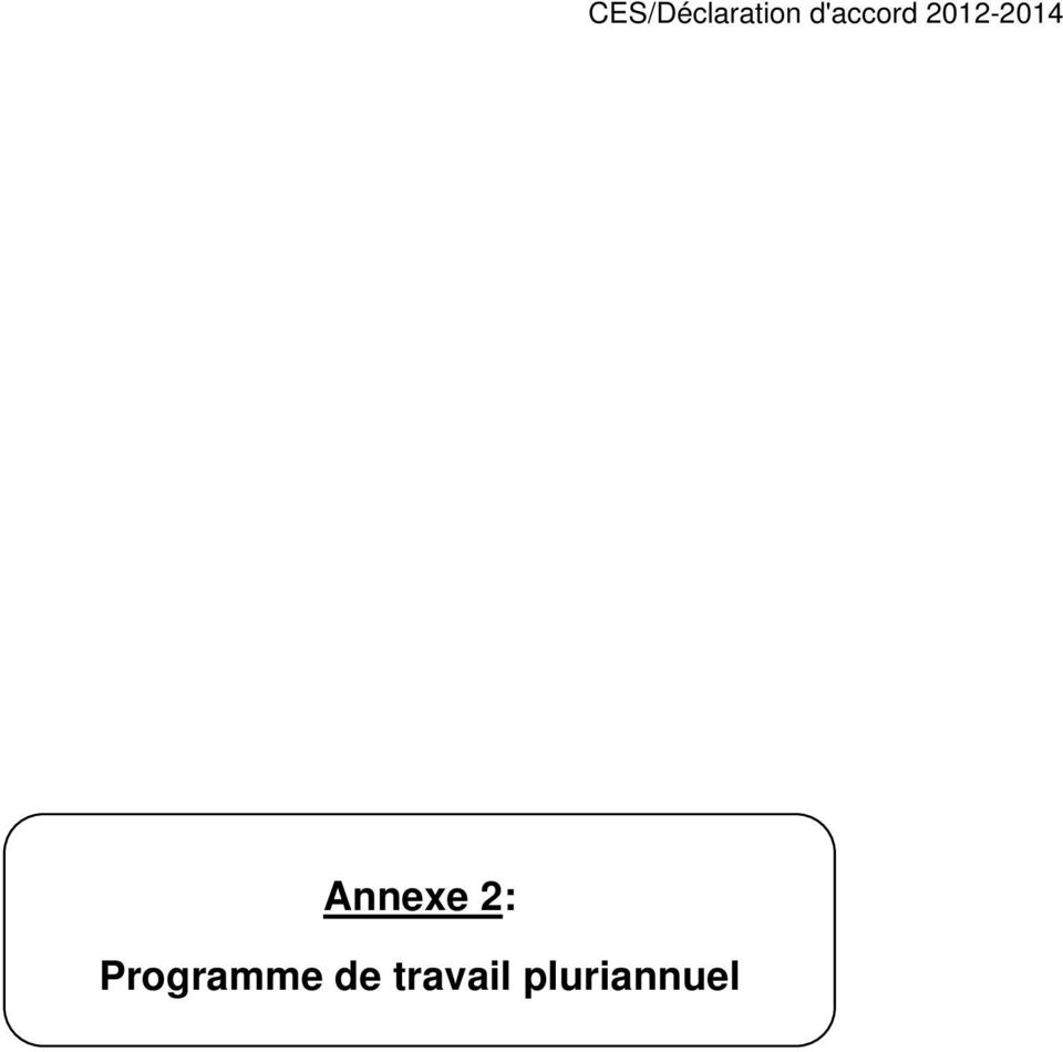 Annexe 2: Programme