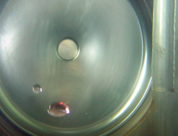 3/ Expérimentation en C.E.C Injection en dessous de la surface Injection du DMDS en dessous de la surface de l eau de mer.