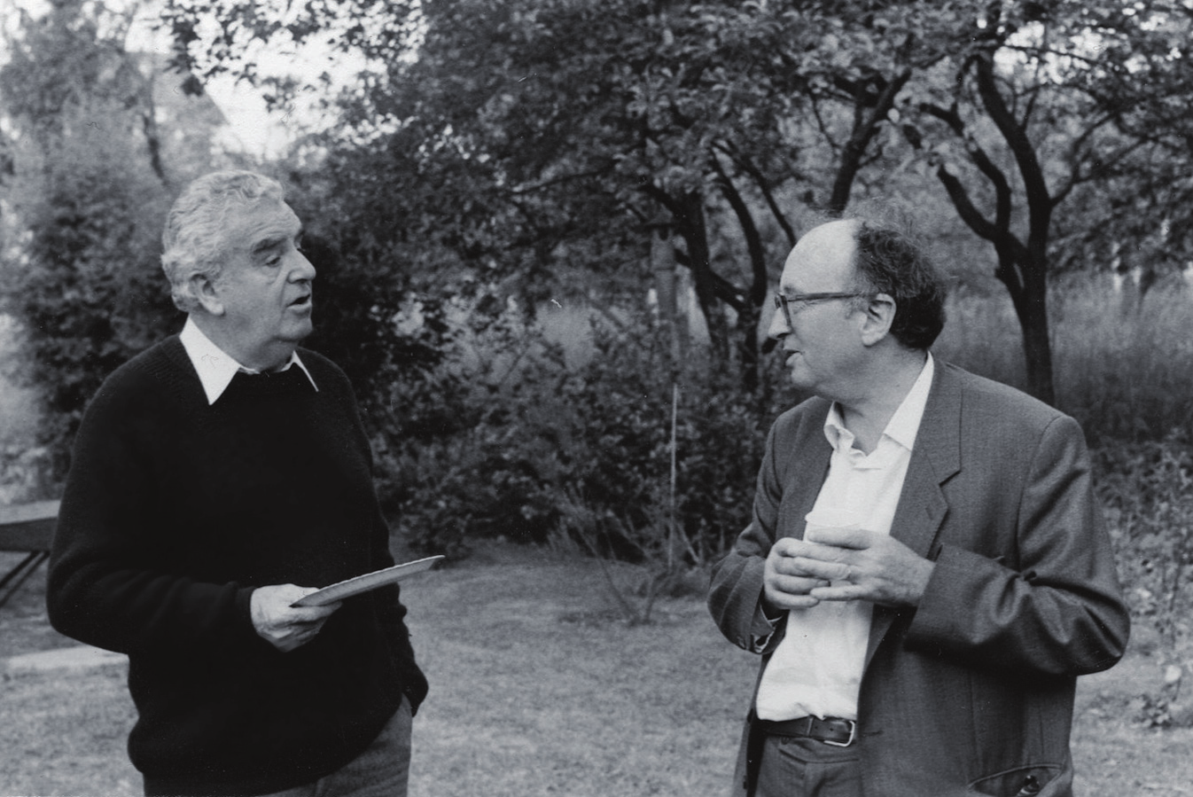 Jean-Pierre Vernant et Pierre Vidal-Naquet, 1986 / Coll.