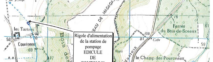 Présentation de l opération de dragage Localisation et unité d intervention: Voies d eau Zone de sédimentation Type voie d eau Bief Pk