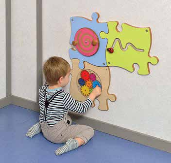 puzzles, en apportant toujours plus de ludicité, les enfants vont l adorer! F. Puzzle Tactile 414 x 325 mm - 1 kg Bleu azur Réf. A737 G.
