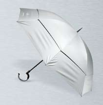 _6 Grand parapluie (B6 799 5760) toile 100 % polyester argent métallisé avec