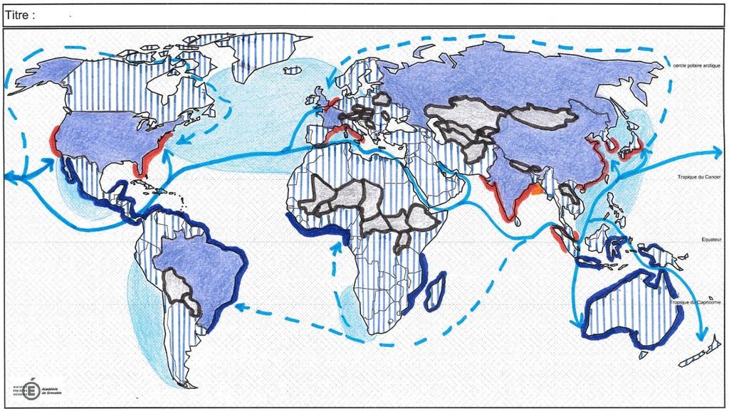 Les espaces maritimes : approche géostratégique RUSSIE Northern Range Détroit de Gibraltar ÉTATS- UNIS CHINE INDE BRÉSIL OCÉAN PACIFIQUE Golfe de