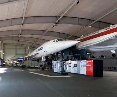 II HALL 6 Concorde Concorde Hall des Prototypes 7 HALL 4 Expositions temporaires Temporary exhibitions