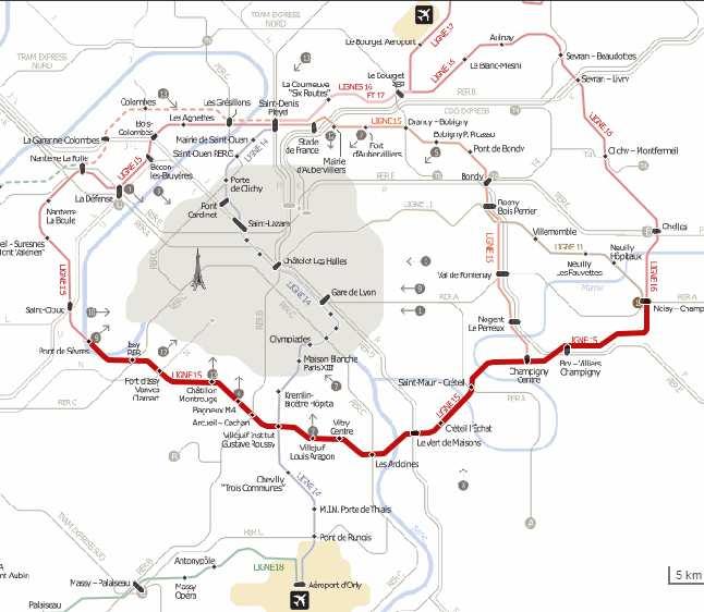 2023 : un réseau maillé avec la ligne 15 CONNECTER EN 2023 LE RER D AU GRAND PARIS EXPRESS