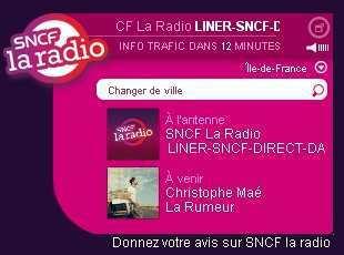 INFORMATION VOYAGEURS TER www.ter-sncf.com Zoom sur SNCF La Radio La première radio d info trafic mobile à disposition des clients Pour y accéder : http://laradio.sncf.com Le flash trafic régional est diffusé de 6h à 22h, tous les 1/4 d heure.