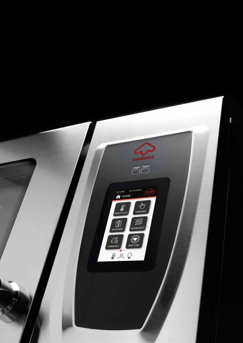 modular ovens >emotion high performance, technology, heavy duty it's not just cooking pratika professional, easy, simple, adaptable function space-saving, user-friendly Commandes simples et