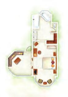 Famille sur demande (130 m²) - correspond à une paire de Suites Junior communicantes Suite Famille Club sur demande (180 m²) - correspond à