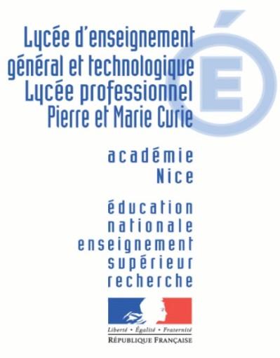 Certification intermédiaire 1 re Baccalauréat professionnel Lycée Pierre et Marie Curie 353 Rue Doyen Lépine 06500 Menton Nom des professeurs responsables : Mlle. Cociglio M.