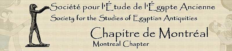 l'éducation au Canada du Consulat Général d Égypte (BACEC); chacun ayant à cœur de favoriser les connaissances de l'égypte ancienne au Québec.