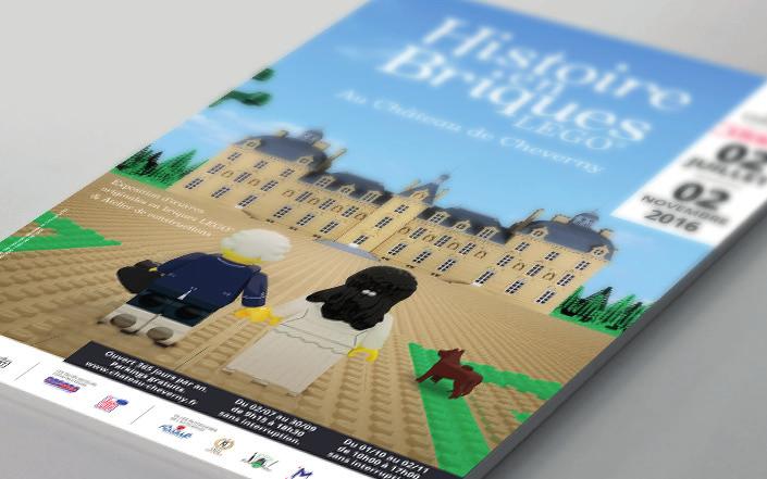 Une exposition sur le concept «Histoire en Briques» Du 24 juin 2017 au 23 juin 2018, le Château de Cheverny conjugue donc poésie française et briques LEGO.