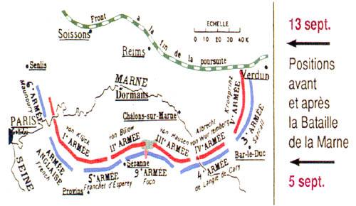 Dormans et la rivière Marne, un site choisi après la 1ère guerre mondiale par le Maréchal FOCH, pour commémorer les deux batailles de la Marne.