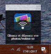 4. Transférer des images d un PC vers un ipad/iphone Attention: Comme dans le chapitre précédent Photo Sync doit être ouvert sur l ipad et sur le PC Sur le PC faire un clic sur PhotoSync soit dans la