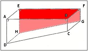 Solution : 1) Volume de la piscine : PARTIE A : Cette piscine est un prisme droit. Attention, les deux bases de ce prisme sont les deux trapèzes identiques ABCD et EFGH.