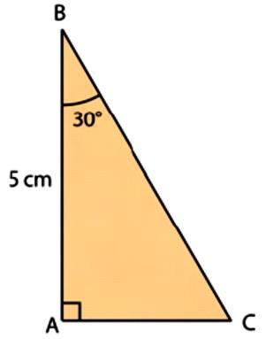 B) Calcul d une longueur à l aide du cosinus d un angle aigu. Rédaction : On travaille dans le triangle suivant : Dans le triangle ABC rectangle en A AB cos ABC =.