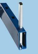 stabilité sûre > Surface bleu gentiane RAL 010 Haute capacité de charge grâce à la technologie intelligente de fabrication de profilés pour une utilisation minimale de matériau Dimensions standard du