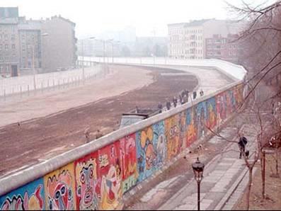Le mur de Berlin dans les années 80