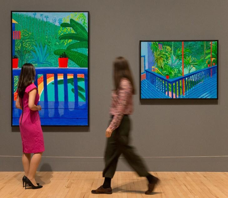 Rétrospective David Hockney: "une joyeuse