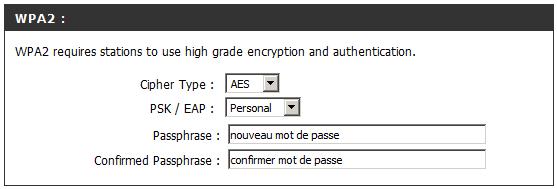 Quel est le mot de passe par défaut du PA? Changez-le. o Le mot de passe par défaut : " " un champs vide. o Pour modifier le mot de passe : Désactivez le broadcaste du SSID.