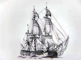 Les bateaux au XVIII è siècle 1 - Une machine