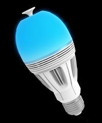 Diffusez des huiles essentielles depuis une ampoule LED Ampoule LED à basse consommation Douille E27, puissance lumineuse: 7W Connexion sans fil Bluetooth depuis un smartphone ou une tablette Ampoule