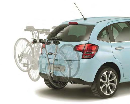 PORTE-VÉLOS SUR ATTELAGE Sécurité, qualité et fonctionnalité, le porte-vélos sur attelage conçu par Citroën s illustre dans tous les registres.