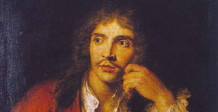Molière, portrait par Charles Antoine Coype Molière «Jean-Baptiste Poquelin est né à Paris.