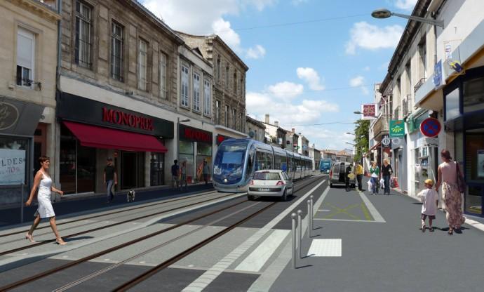 L ARRIVEE DE LA LIGNE D - Les travaux démarrent en novembre avenue de la Libération - L objectif est une mise en service du tramway fin 2019 - Cette ligne apportera une liaison en transport en commun