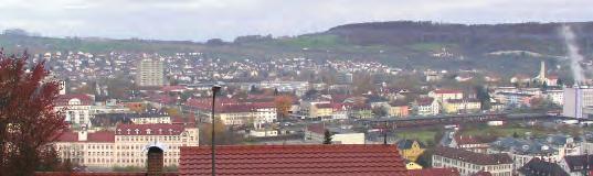 SITUATION ÉCONOMIQUE ACTUELLE DE LÖRRACH Ville de circonscription, Lörrach est un partenaire actif de l Eurodistrict Trinational de Bâle et de la RegioTriRhena.