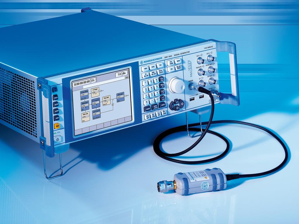Narrow Pulse Modulation R&S SMF-K3 pour fréquences d impulsion de 0 Hz à 10 MHz.