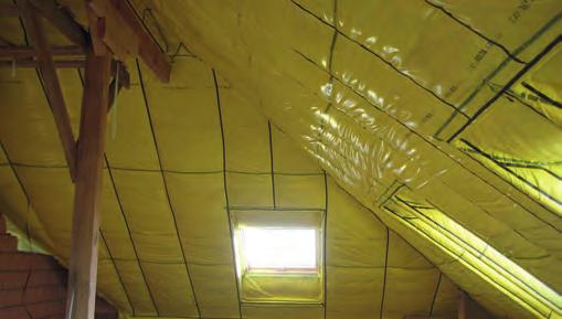 6 Pare-vents/Pare-vapeurs DELTA -LUXX Paire-air et frein-vapeur bi-couche pour les toits en pente. La résistance à la diffusion de la vapeur d eau est comparable à 5 cm de bois.