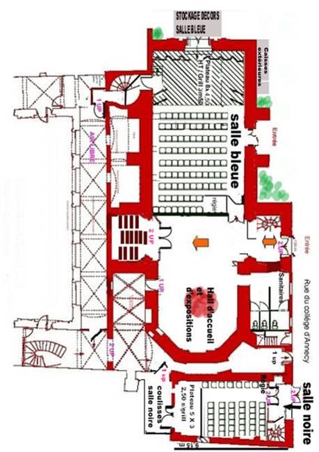 Caractéristiques techniques Salle Socioculturelle Espace Montrichard Nombre de places parking : 8 Entrée
