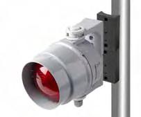 Grâce à l équerre de fixation innovante, la sirène multi sons 190 peut être facilement associée à un feu de signalisation type 890 (à