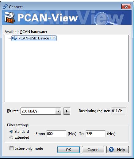 Analyse des trames émises sur le BUS CAN du Pilote TP32 : Télécharger et décompresser le fichier «Pcanview», puis